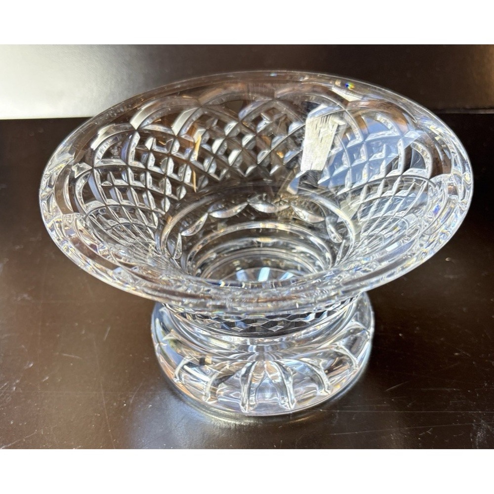 Waterford Crystal Glass Arklow Pattern Decorative Footed Trinket Candy Bowl (Z4E